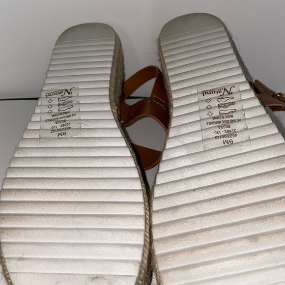 Natural Reflection Pierre Dumas Silvia  Brown Wedge Sandals Women 9M - Picture 10 of 10